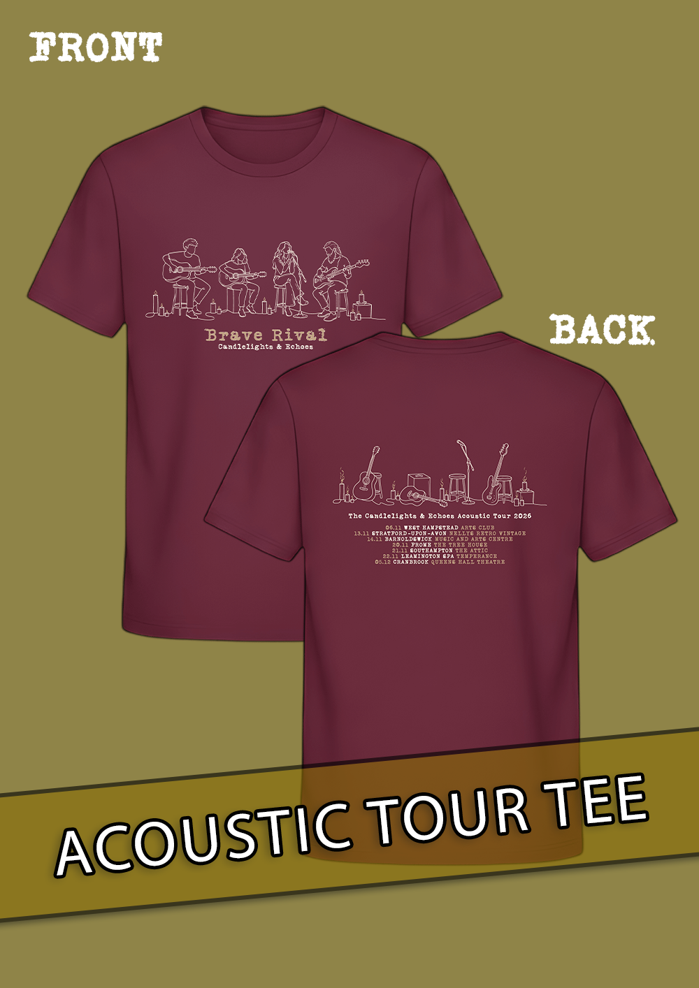 Candlelights & Echoes Tee PRE ORDER