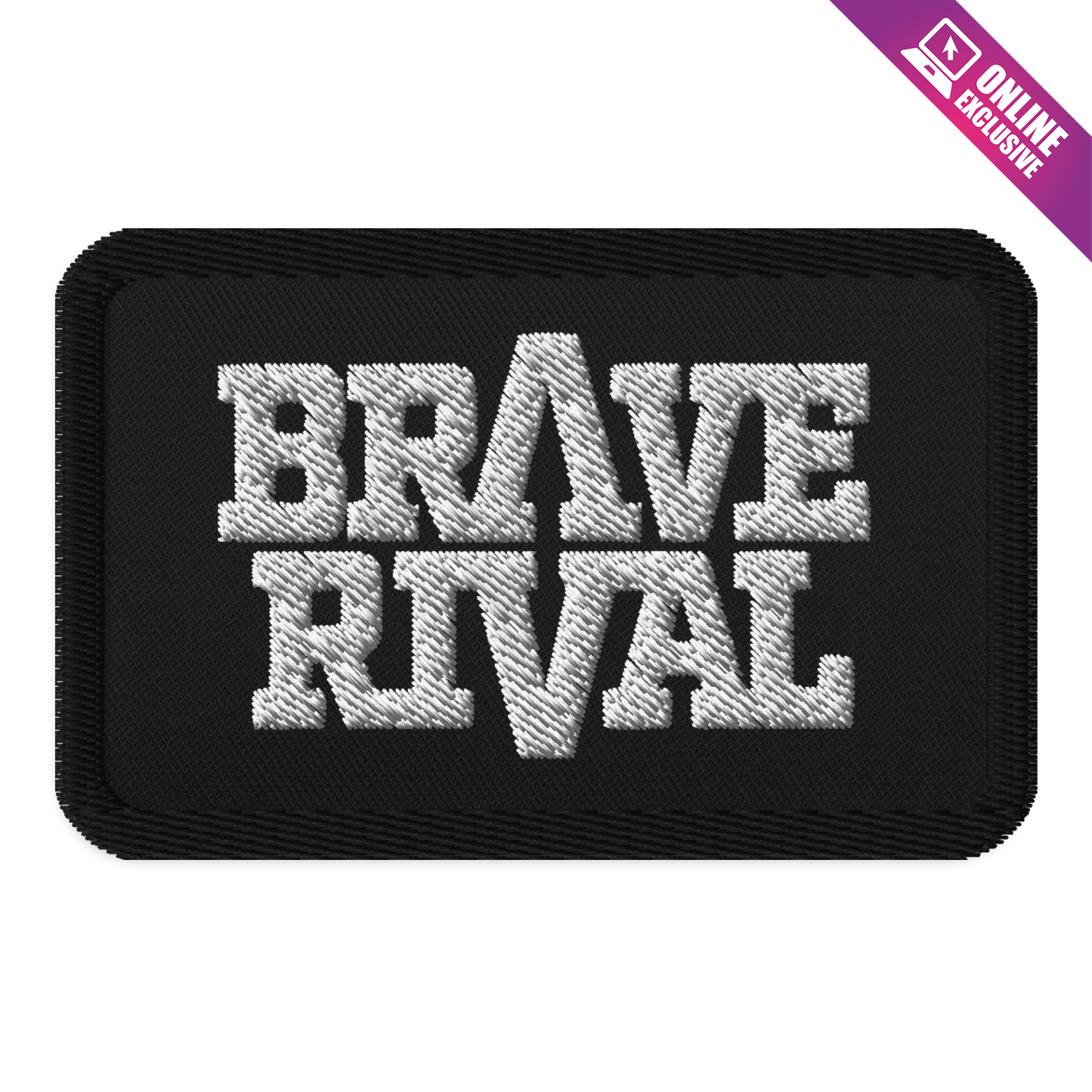 Embroidered Brave Rival Rectangle Patch (online exclusive)