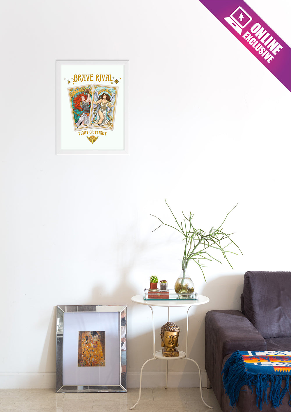 Framed Fight Or Flight Poster (online exclusive)