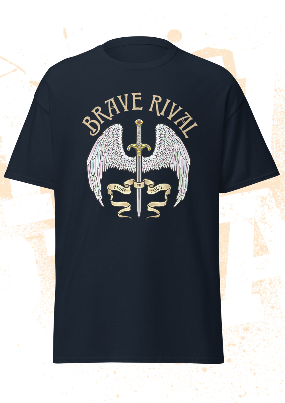 Fight Or Flight Unisex Navy Blue Tee