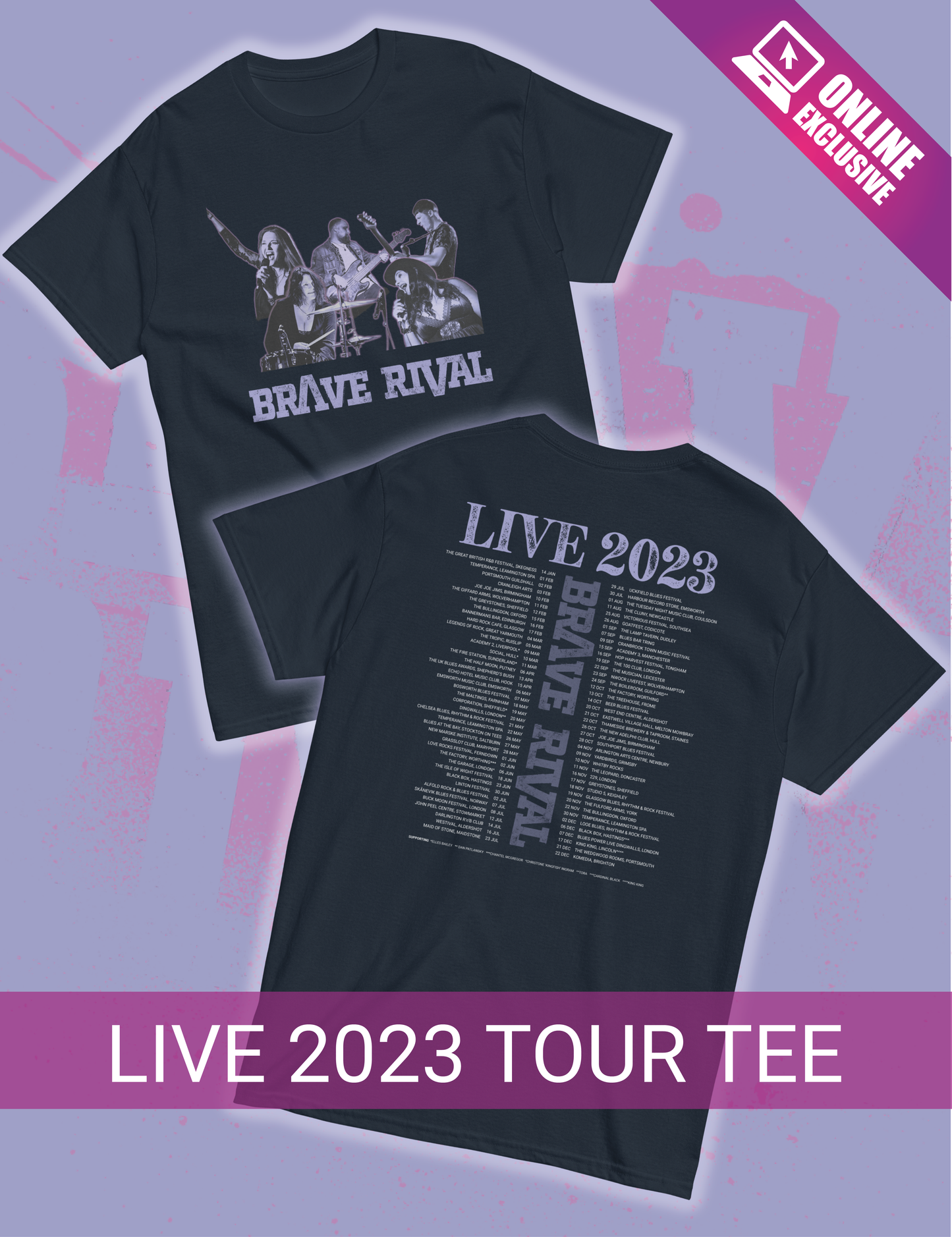 Unisex LIVE 2023 Tour Tee (Online Exclusive)