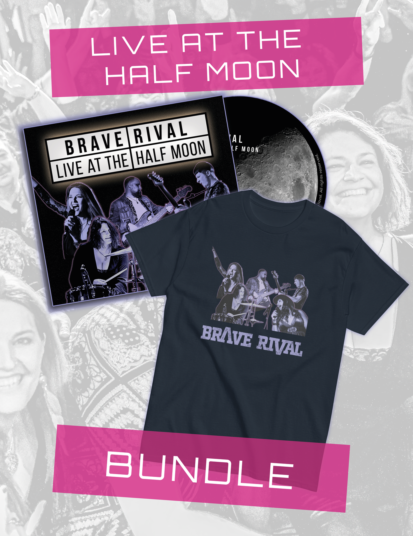 Live at the Half Moon Album & Tee Bundle