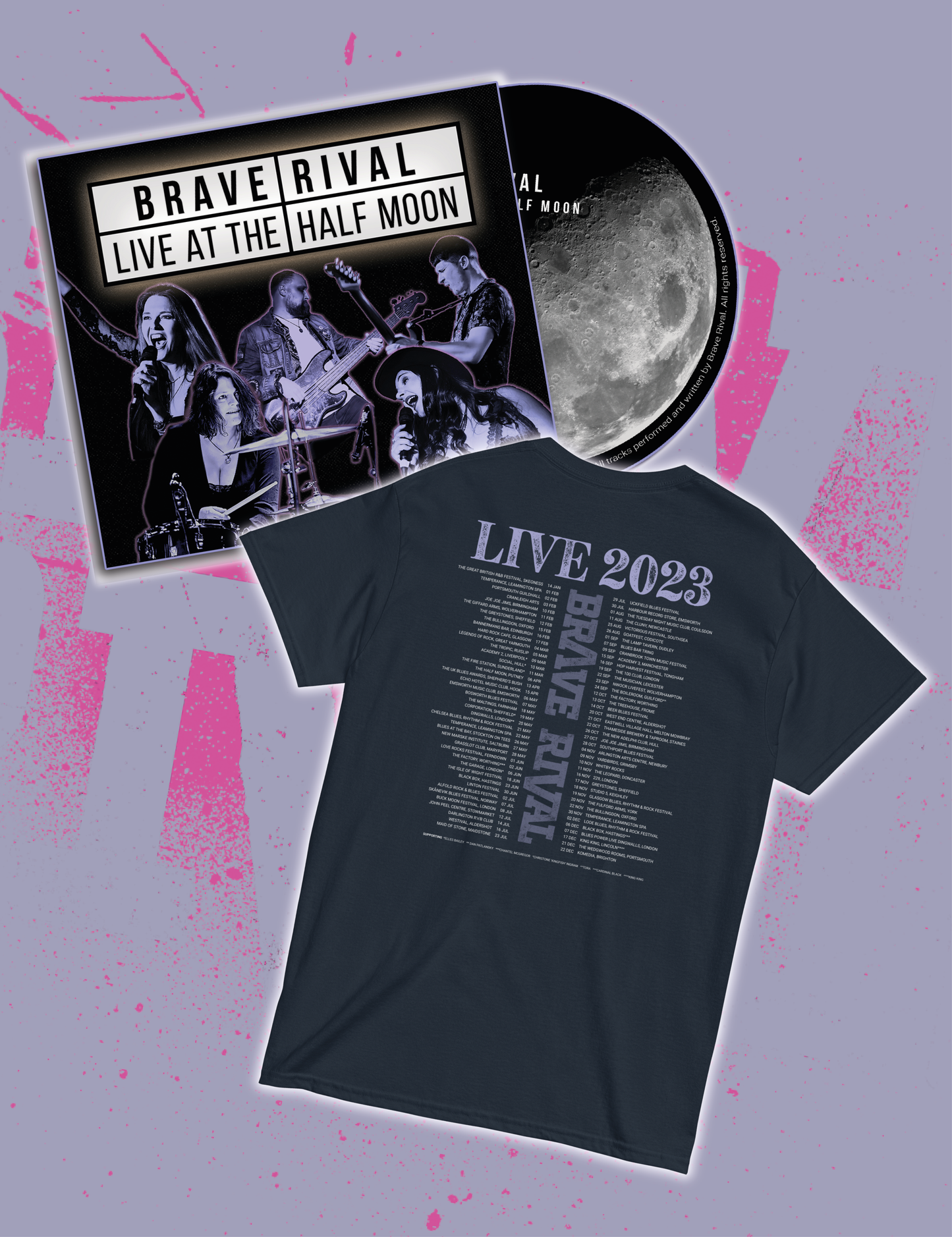 Live at the Half Moon Album & Tee Bundle