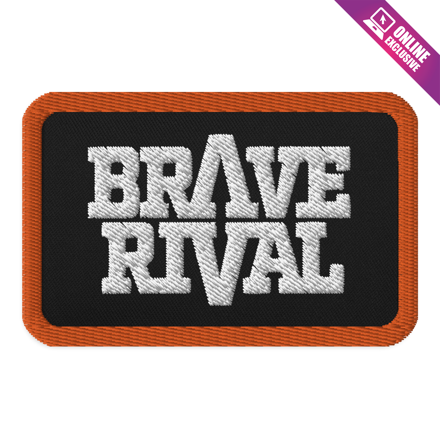 Embroidered Brave Rival Rectangle Patch (online exclusive)