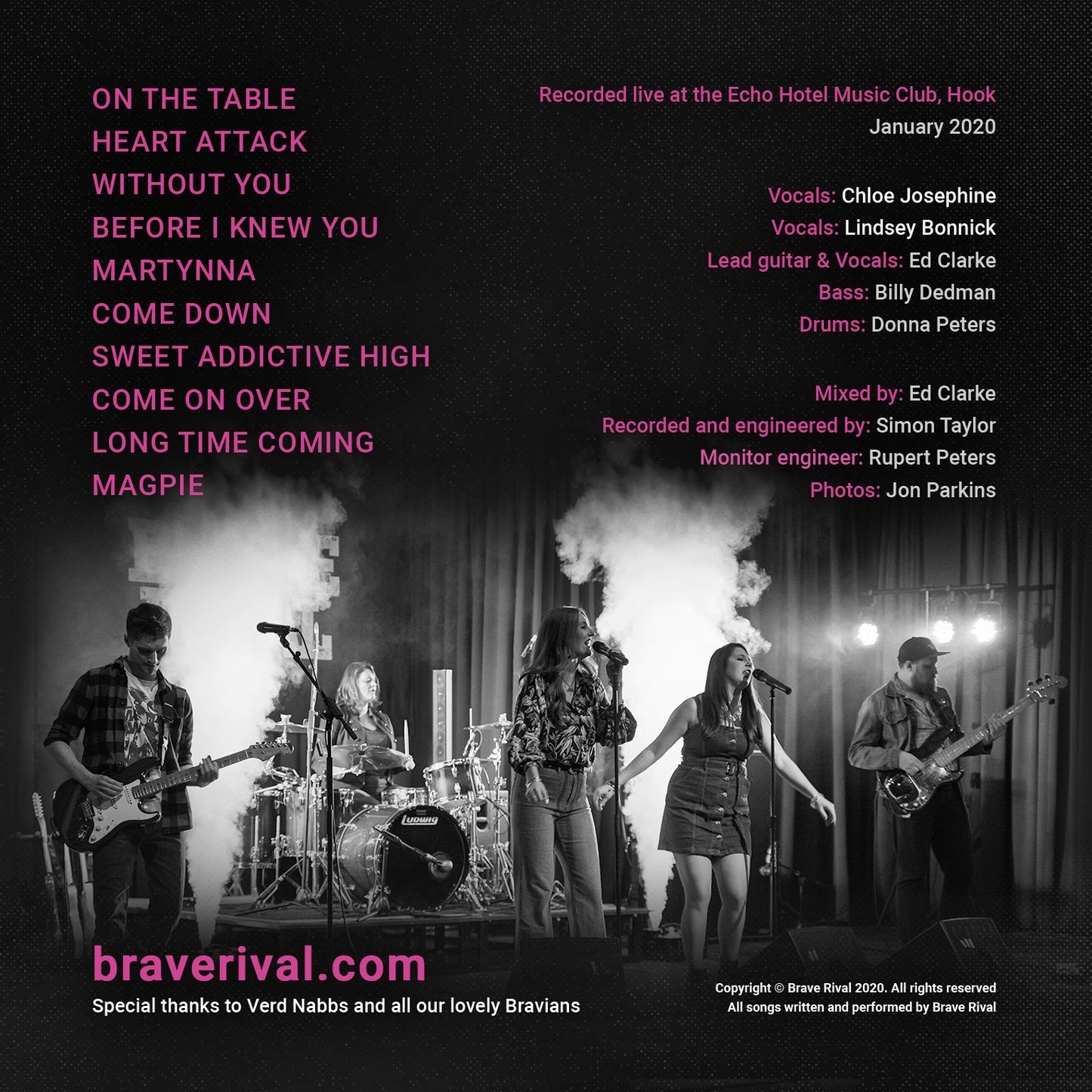 Live at the Echo Hotel Music Club (CD)