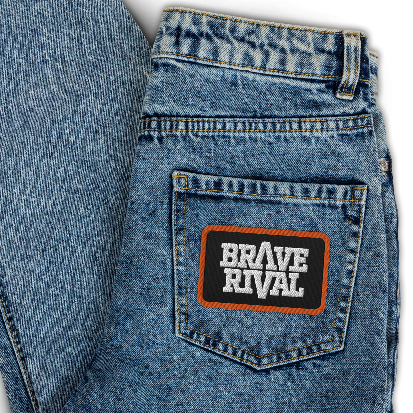 Embroidered Brave Rival Rectangle Patch (online exclusive)