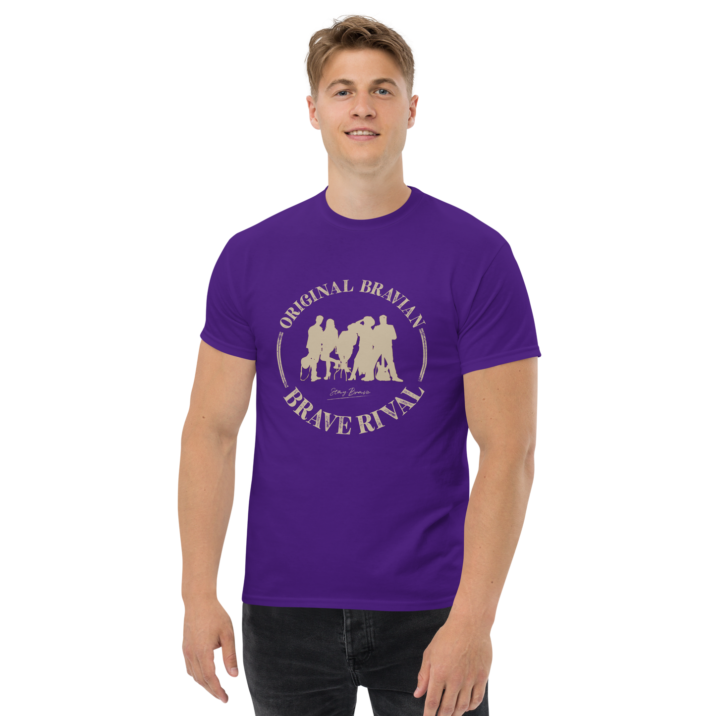 Unisex Original Bravian Tee - #purplefordudes (Online Exclusive)