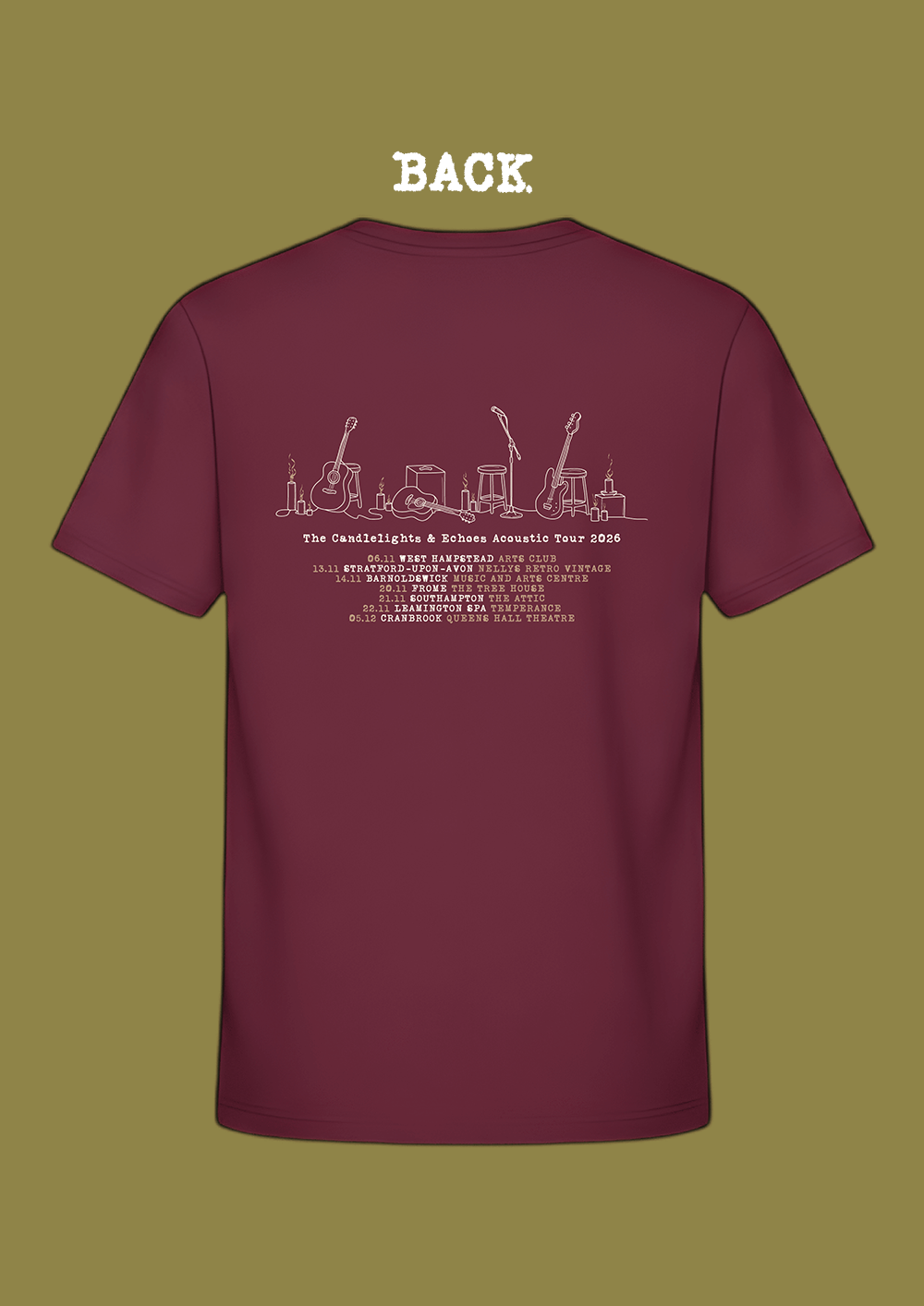 Candlelights & Echoes Tee PRE ORDER