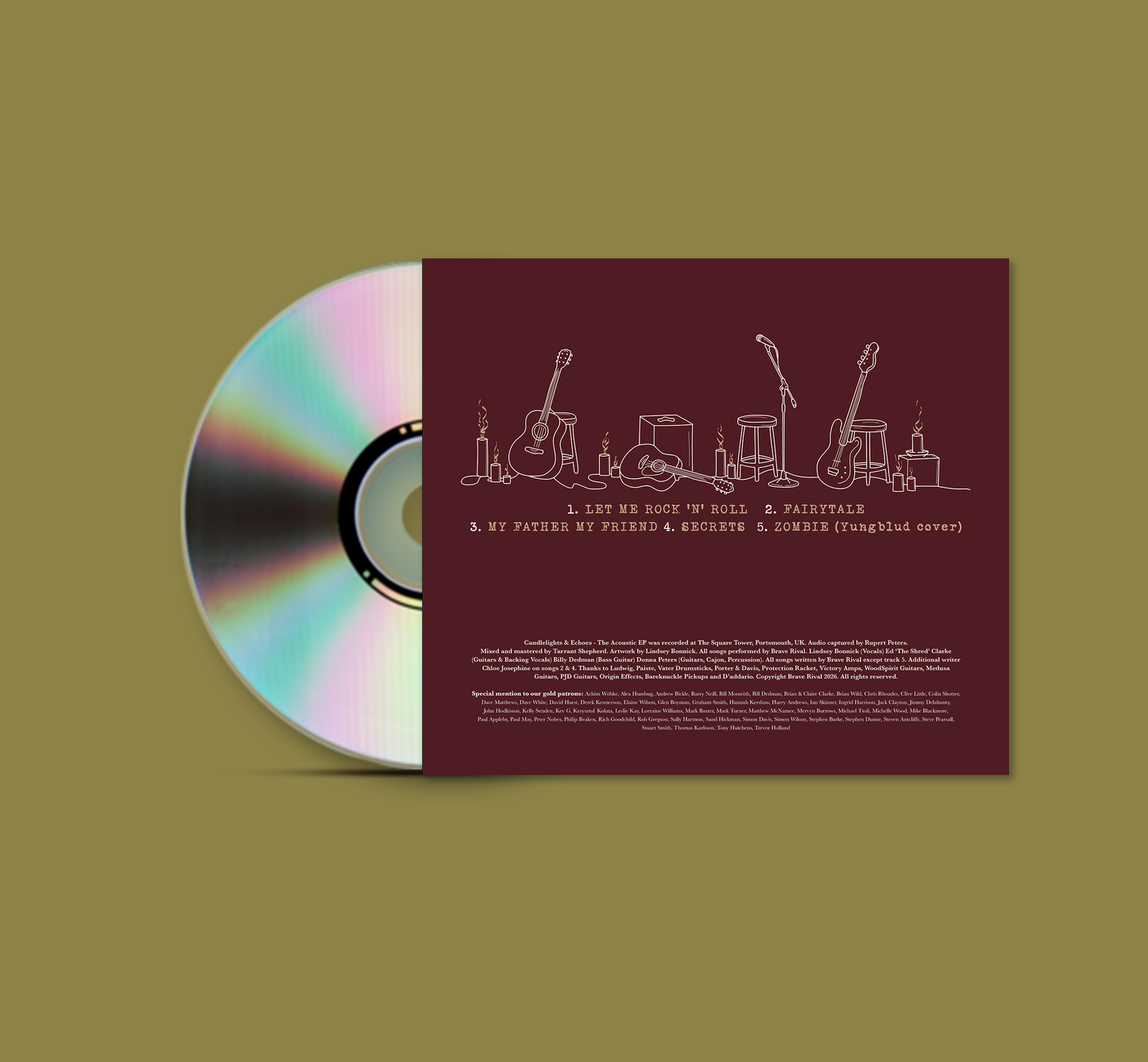 Candlelights & Echoes Acoustic EP & Digital Download - PRE ORDER