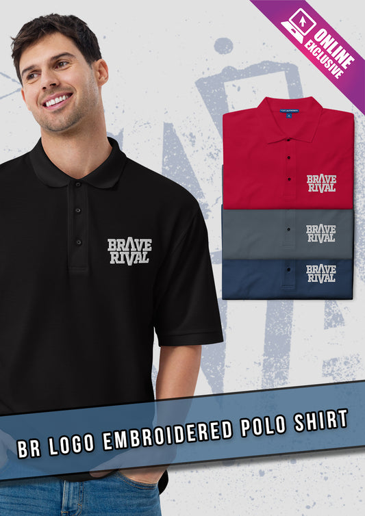 Men's Premium Brave Rival Logo Polo - ONLINE EXCLUSIVE