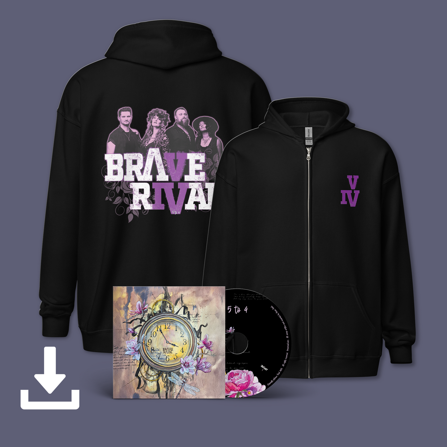 5 to 4 - Signed CD, Hoodie & Digital Download Bundle