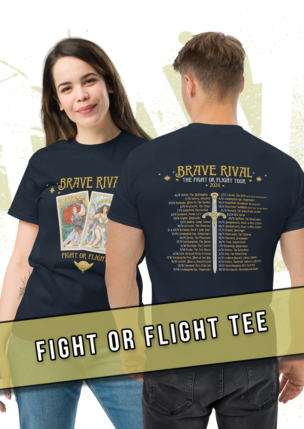 Unisex Fight Or Flight Tour 2024 Tee