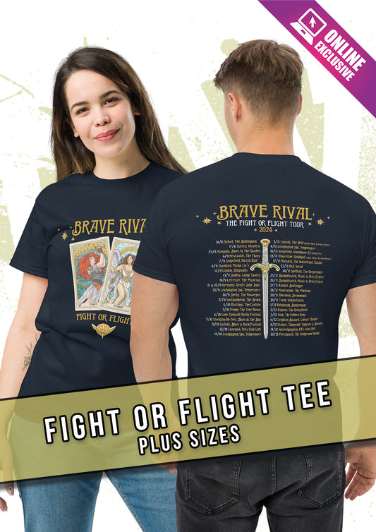 Unisex Fight Or Flight Tour 2024 Tee - Plus Sizes - ONLINE EXCLUSIVE