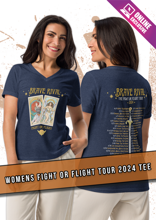 Womens Fight Or Flight Tour 2024 Tee (online exclusive)