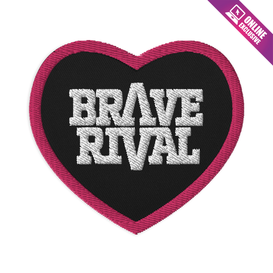 Embroidered Brave Rival Heart Patch - ONLINE EXCLUSIVE