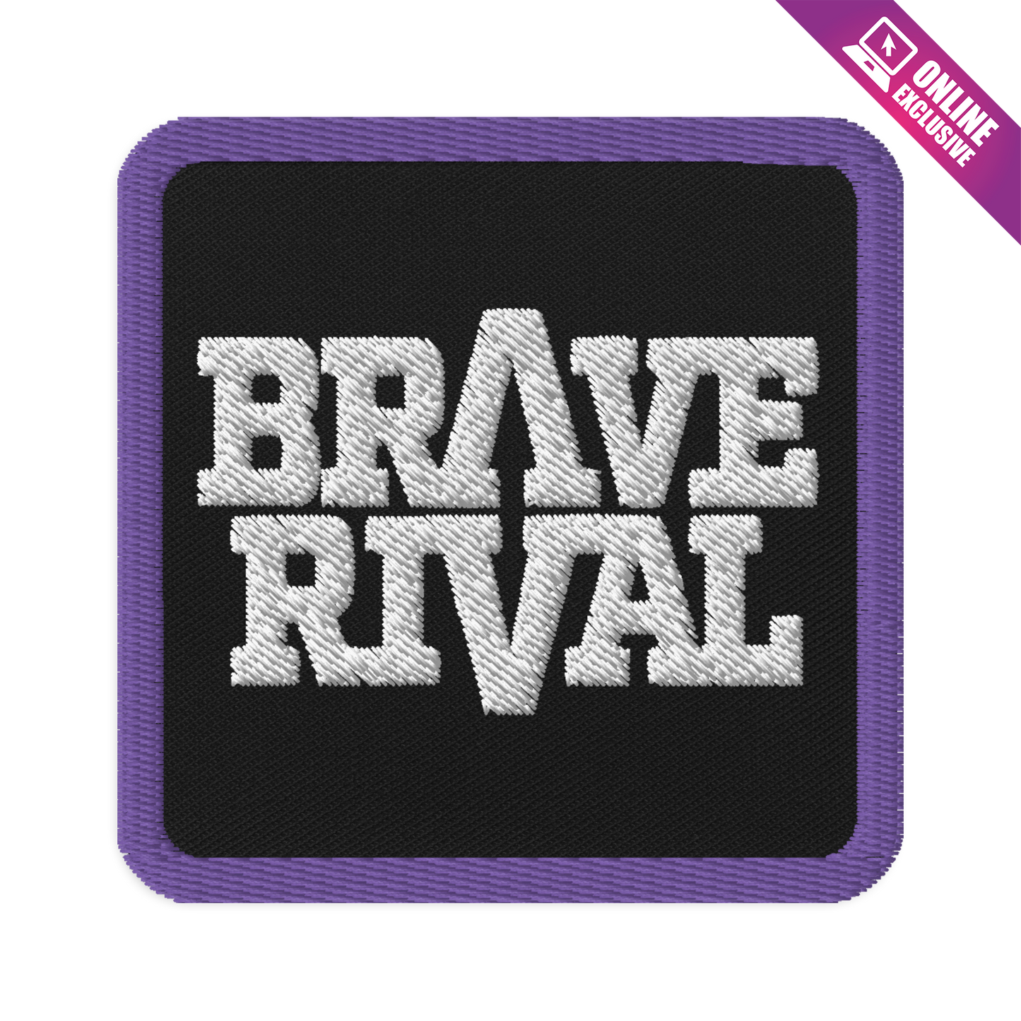 Embroidered Brave Rival Square Patch - ONLINE EXCLUSIVE