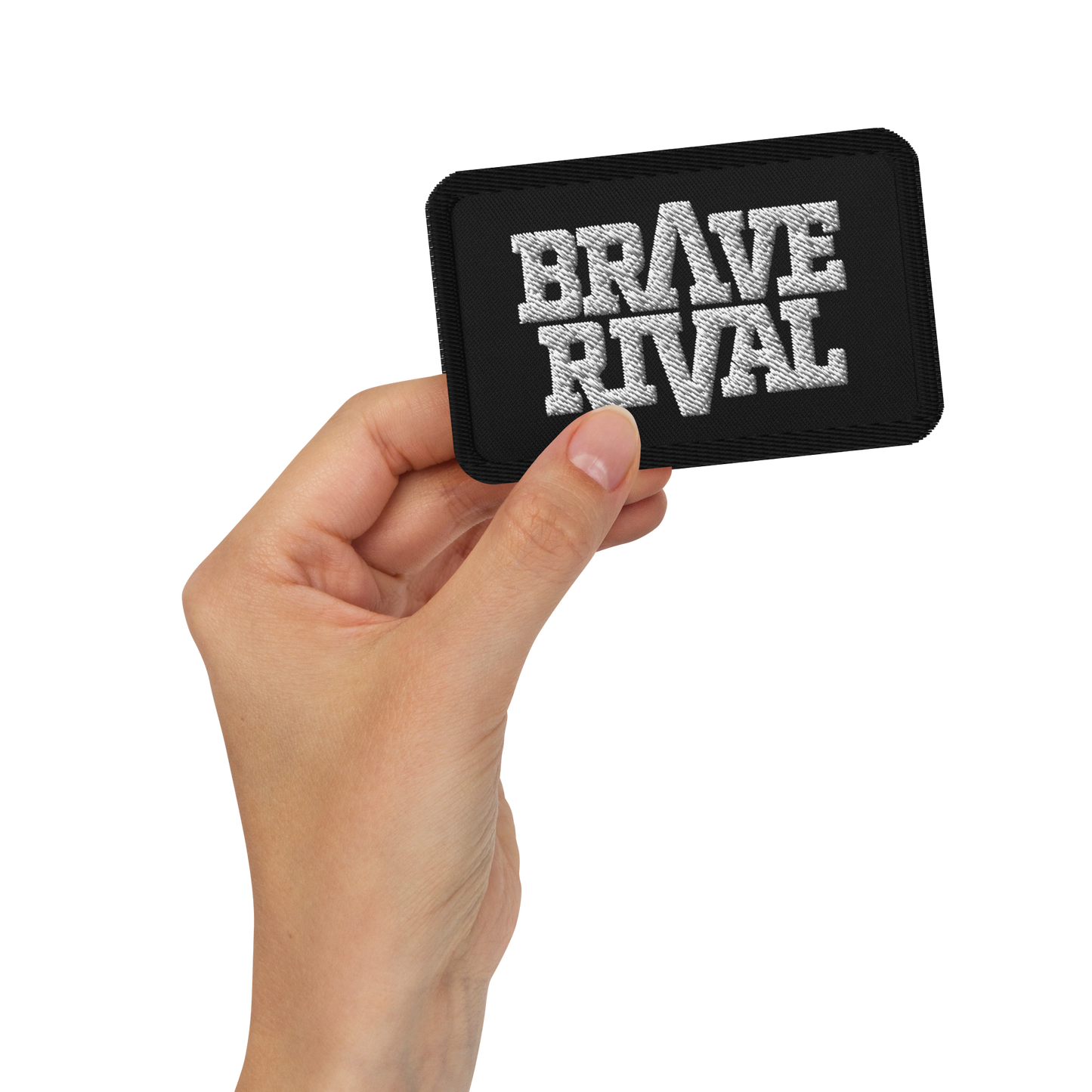 Embroidered Brave Rival Rectangle Patch - ONLINE EXCLUSIVE