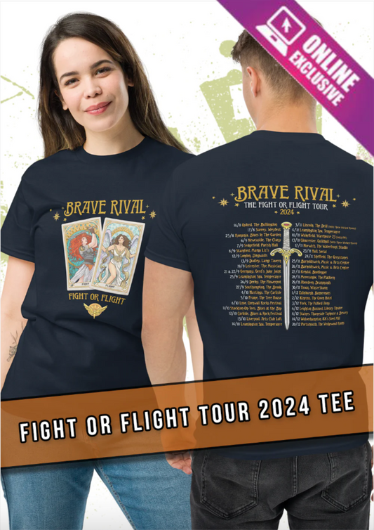 Unisex Fight Or Flight Tour 2024 Tee ONLINE EXCLUSIVE